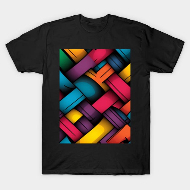 Basket weave T-Shirt by BloodRubyz